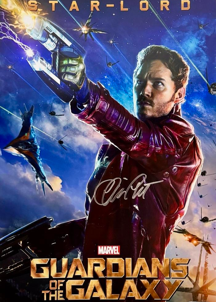 Chris Pratt Signed 11x14 Photo (Starlord GOTG) - SWAU COA #03